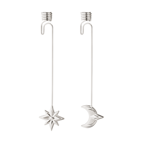 2024 ljushållare, stjärna och måne, 2 st.