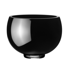 ILSE bowl - black glass, medium