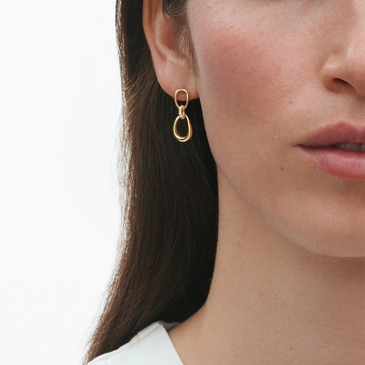 COLOR ON COLORS PIERCED EARRING(レッド/片耳用)(2JP0984)K10