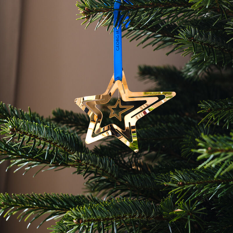 Georg Jensen Christmas Mobile 2021 2021 Christmas Mobile Shooting Star Gold Plated