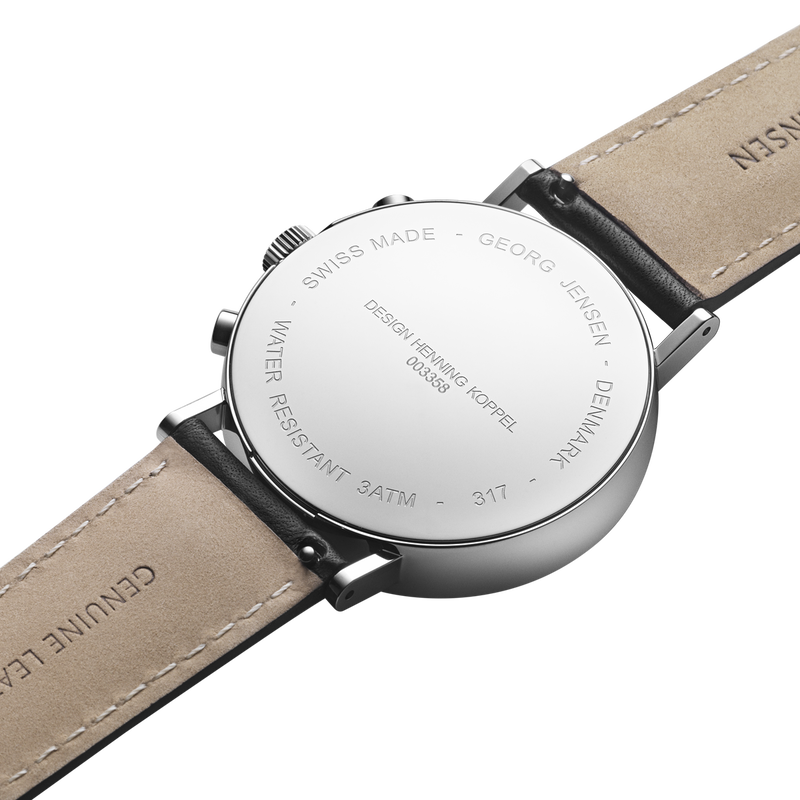 Koppel steel chronograph watch for men Jensen