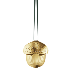 2018 Holiday Ornament Acorn - gold plated