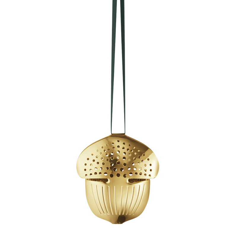 2018 Holiday Ornament Acorn Gold Plated 2018 Holiday Ornament Acorn Gold Plated