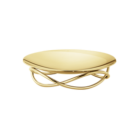 GLOW dish, medium, gold plated