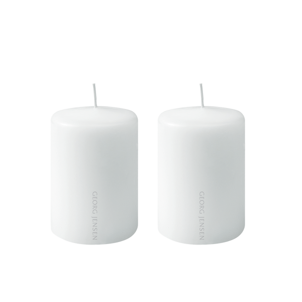 ジョージ ジェンセン CANDLES キャンドル2本用 ヨルゲン・ミュラー Candle set, 2 pcs. - white luxury candles | Georg Jensen