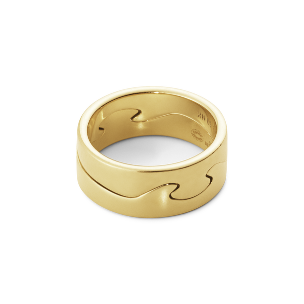 Fusion 2 piece ring in 18kt. yellow gold | Georg Jensen