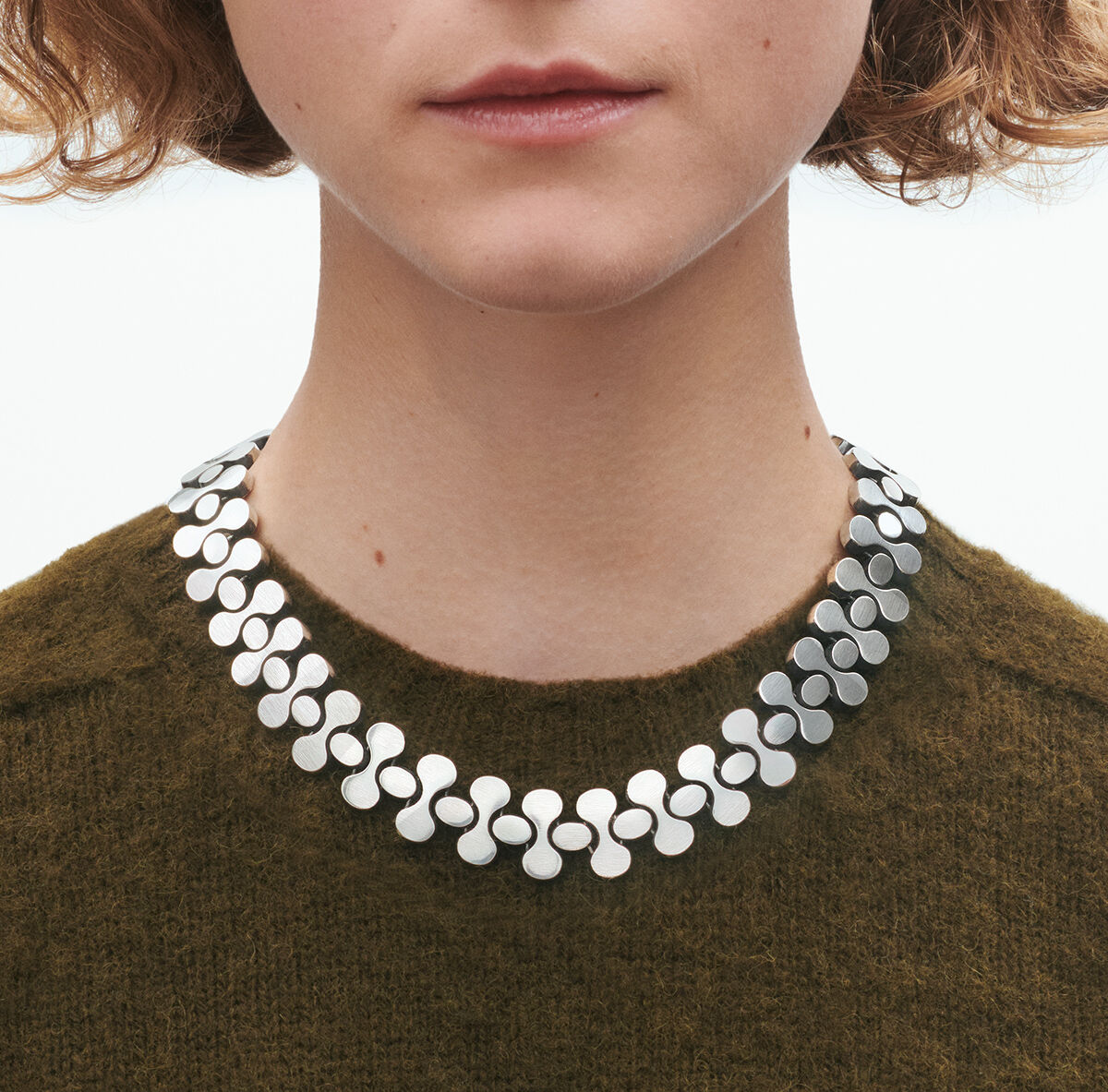 Archive contemporary sterling silver necklace | Georg Jensen