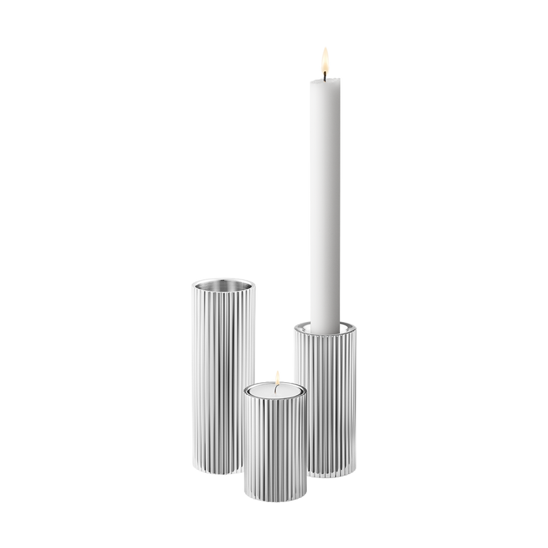 BERNADOTTE Tealight/Taper Candle Holder set, 3 pcs - Design Inspired by Sigvard Bernadotte