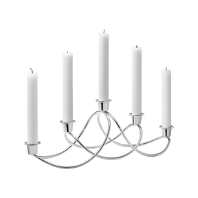 HARMONY candleholder, stainless steel