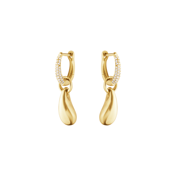 美品  REFLECT ピアス ジョージ ジェンセン リフレクト (GEORG JENSEN REFLECT) ピアス、18K