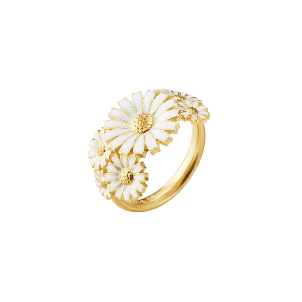 DAISY Layered Ring in 18kt gold plated sterling silver