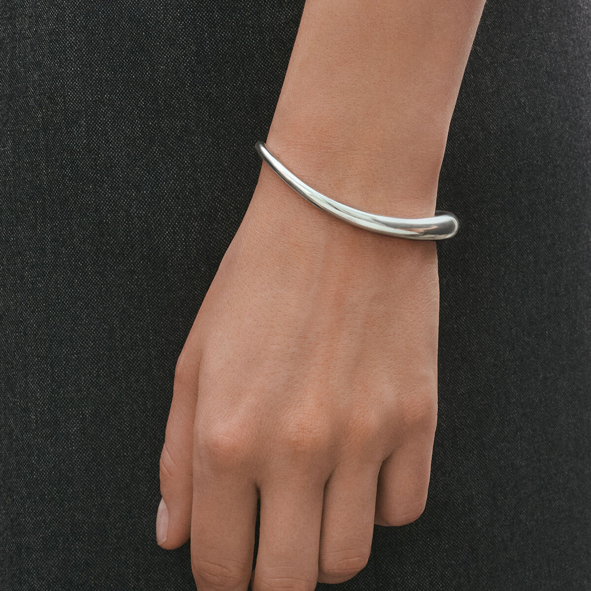 Offspring silver mother and childopen bangle | Georg Jensen