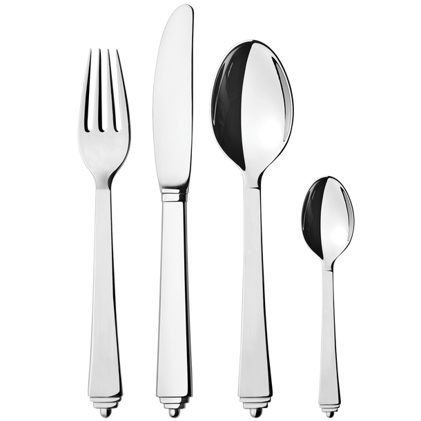   HolidayⅡ カトラリー26本　ジョージジェンセン Pyramid stainless steel 4 piece cutlery set | Georg Jensen