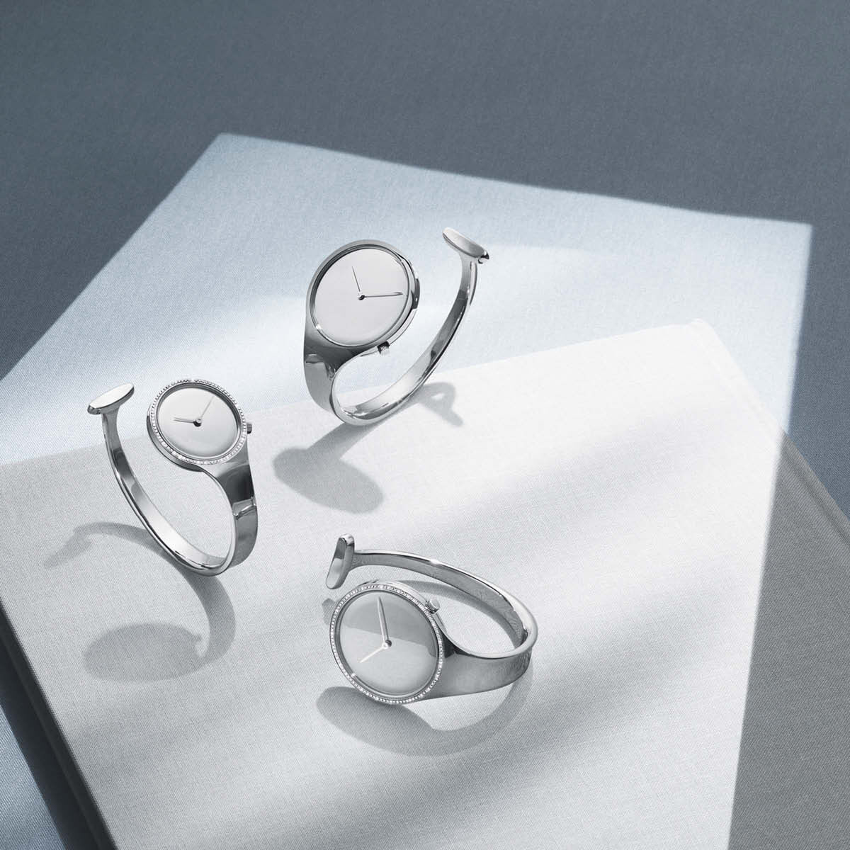 Vivianna steel and diamond bangle watch | Georg Jensen Vivianna steel and diamond bangle watch | Georg Jensen