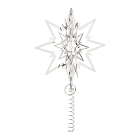 STAR for the Christmas tree, large, palladium plated