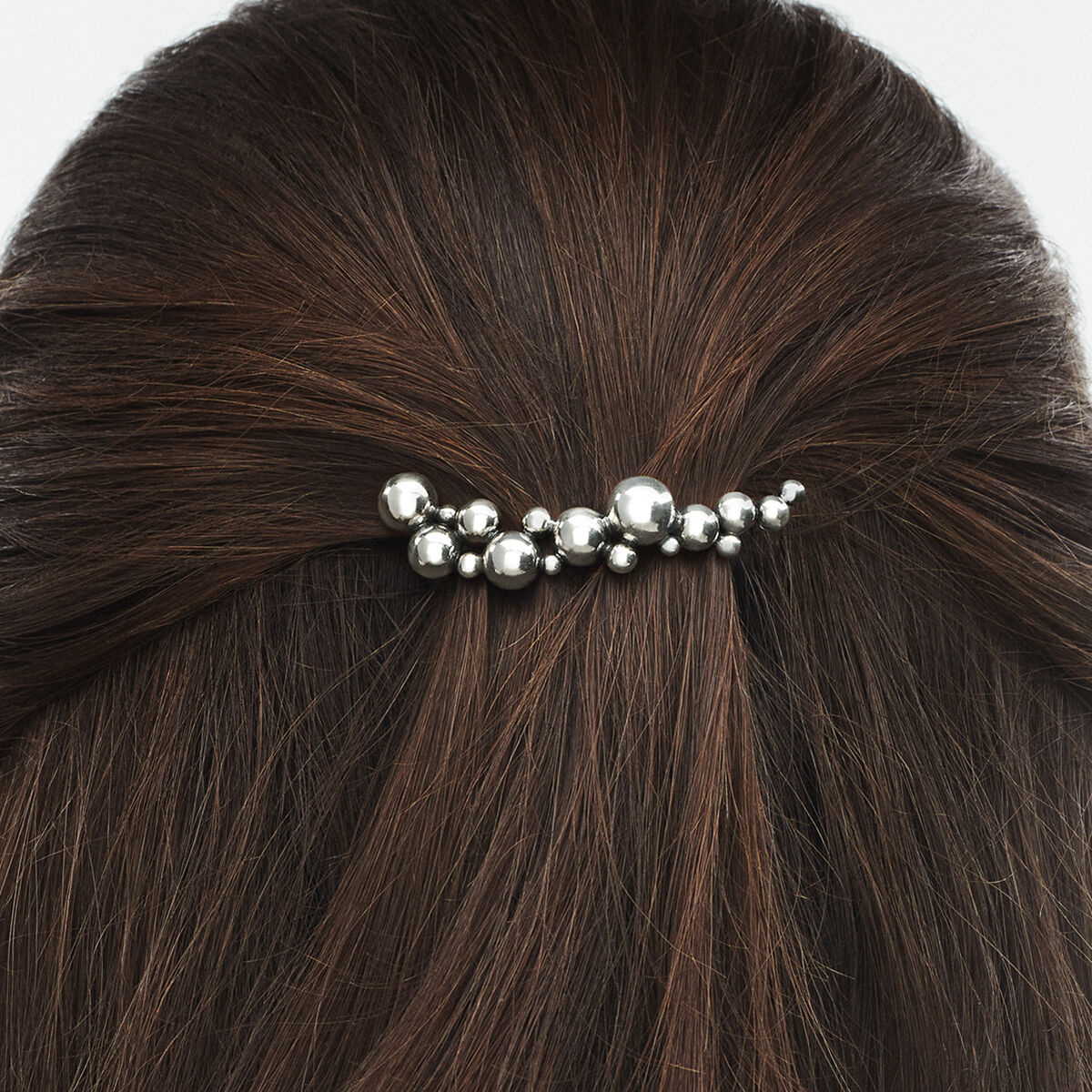 MOONLIGHT GRAPES Hair Clip in sterling silver