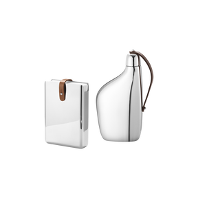 Sky Set: Playing Cards and Flask