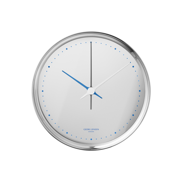KOPPEL Wall Clock in stainless steel