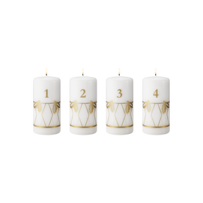 2026 Advent Candles, 4pcs