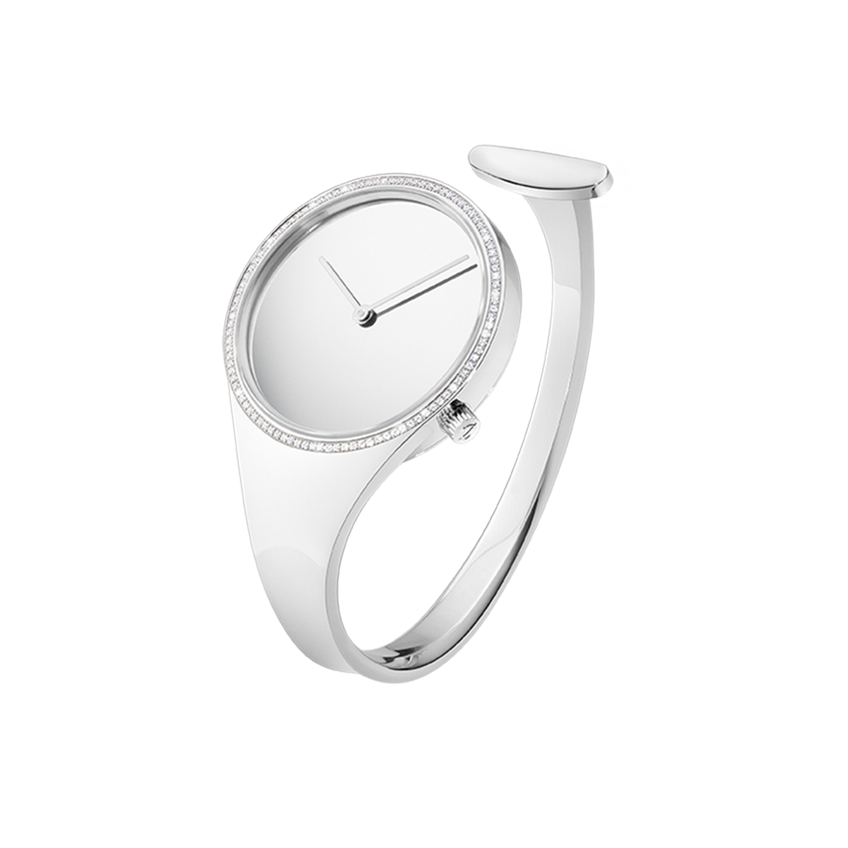 TORUN - 34mm / 1.34in, Quartz, Mirror Dial, Diamond Bezel