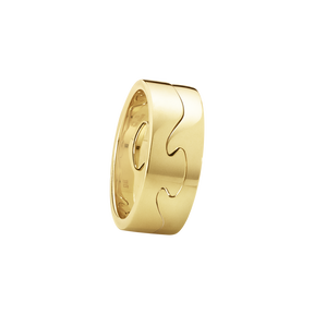 FUSION 2-piece ring -18 kt. yellow gold