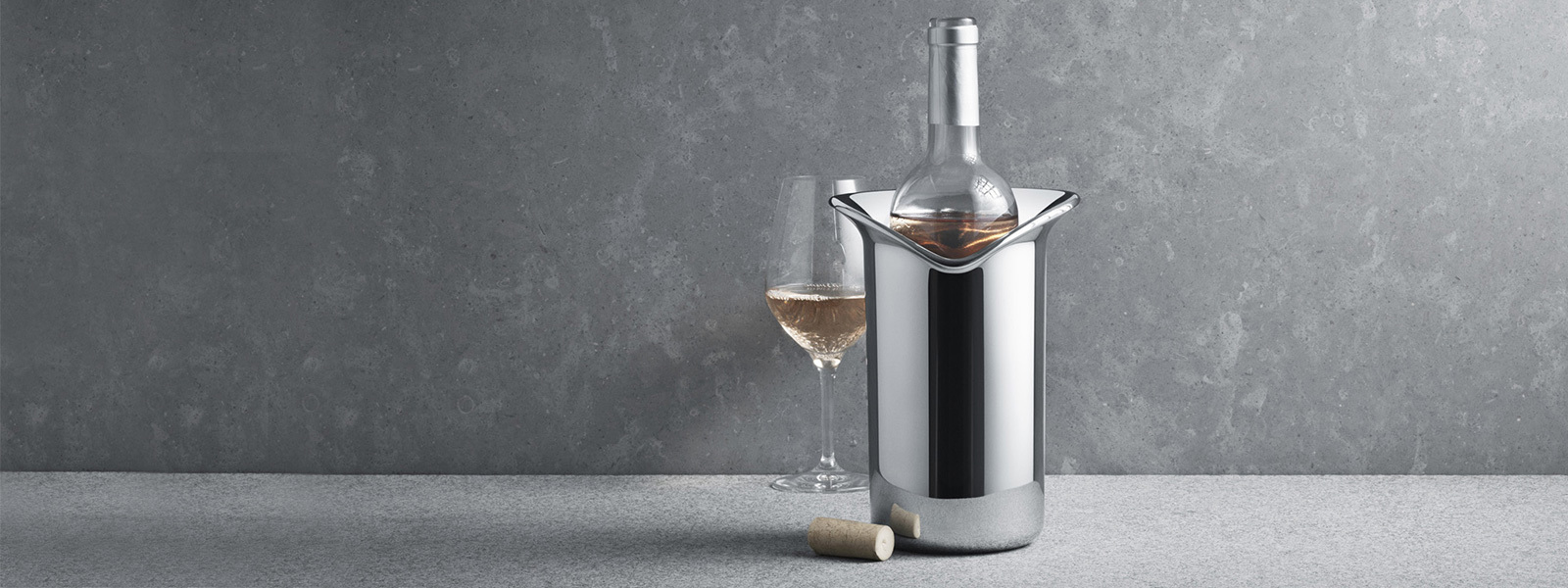 Cooler and glass from Georg Jensen | Georg Jensen