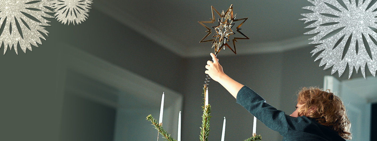 Christmas Tree Toppers In Silver And Gold Georg Jensen