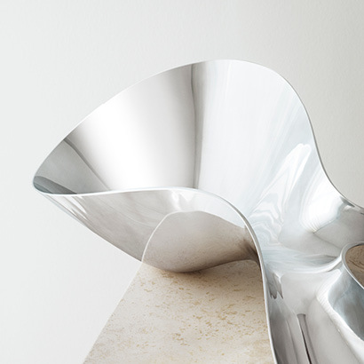 Henning Koppel designed 1041 sterling silver dish from Georg Jensen