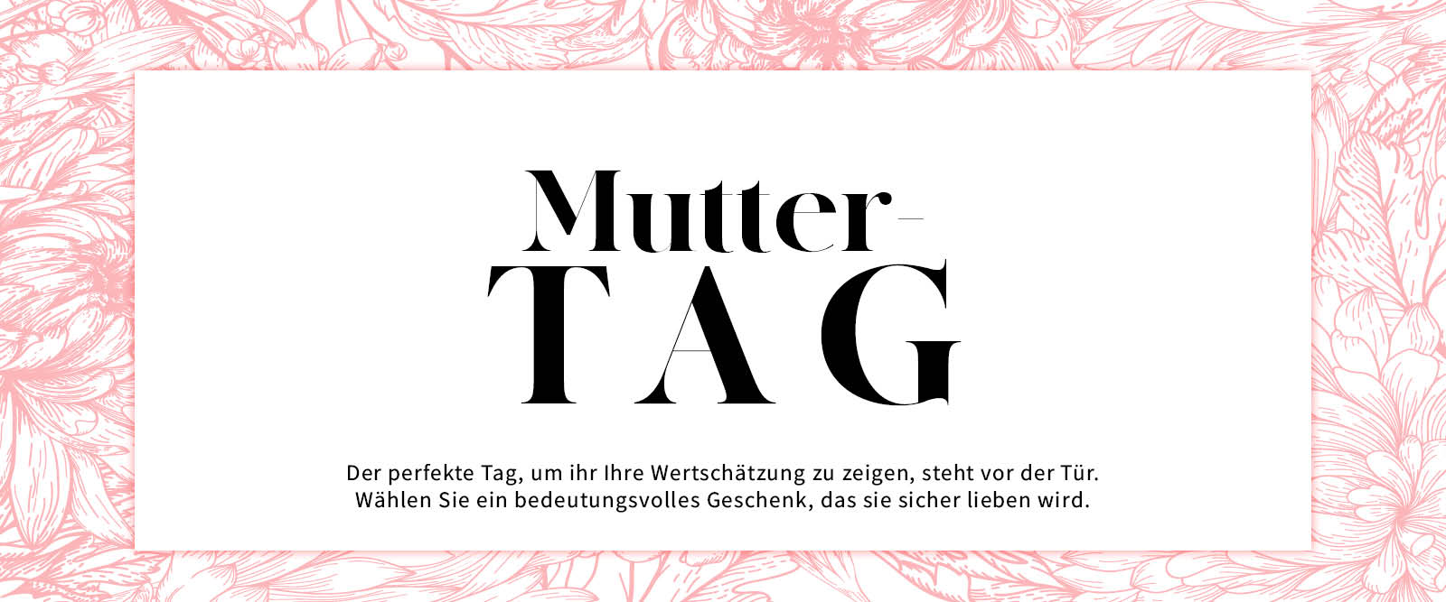 German Mother's Day 2021 campaign banner