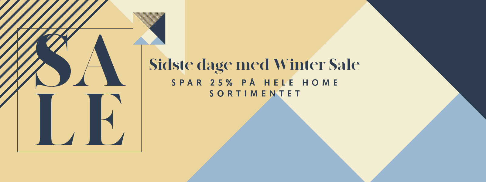Save 25% on all active home on Winter Final Sale 2021 Denmark