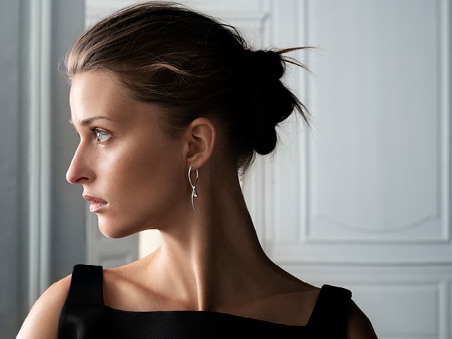 Mercy earrings in sterling silver