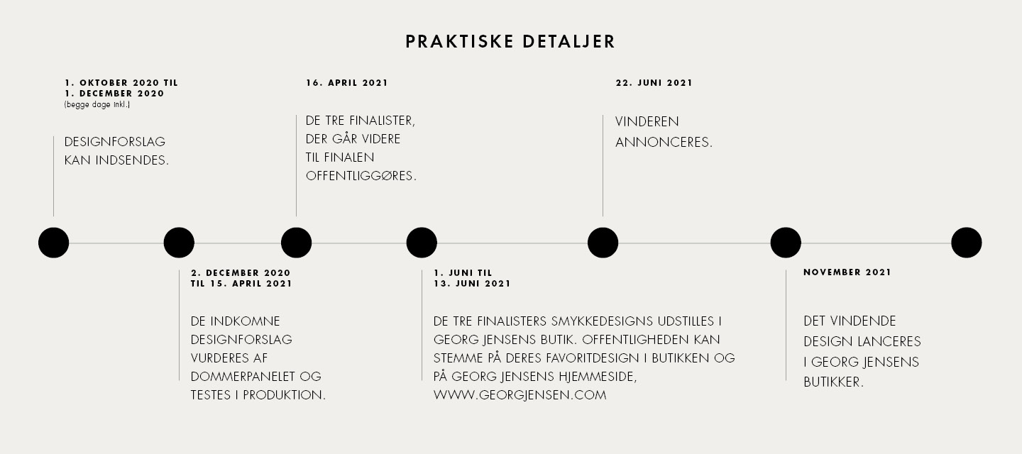 Practical details for the program for the celebration of Her Majesty Queen Margrethe II of Denmarks 50 years on the throne