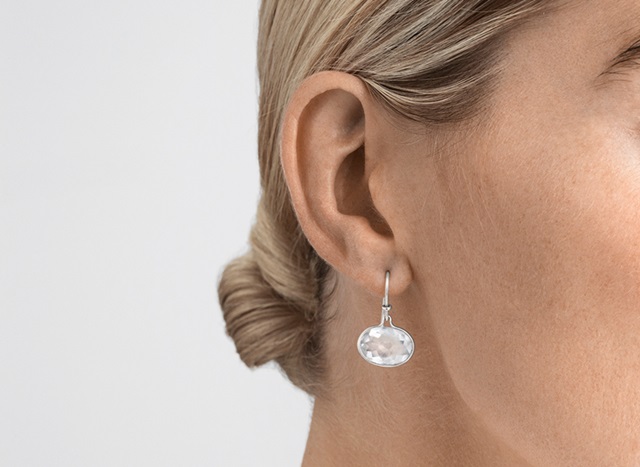 savannah earring rock crystal 