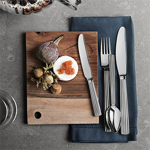 Stainless steel cutlery from the Bernadotte collection inspired by Sigvard Bernadotte