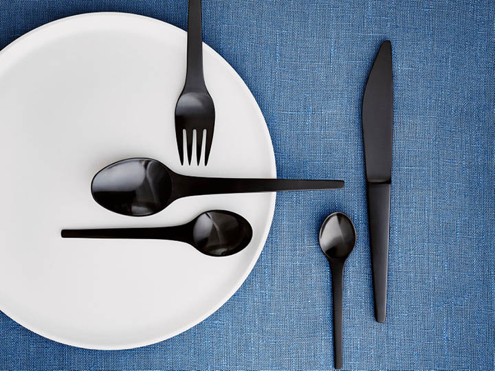 Black Caravel cutlery set