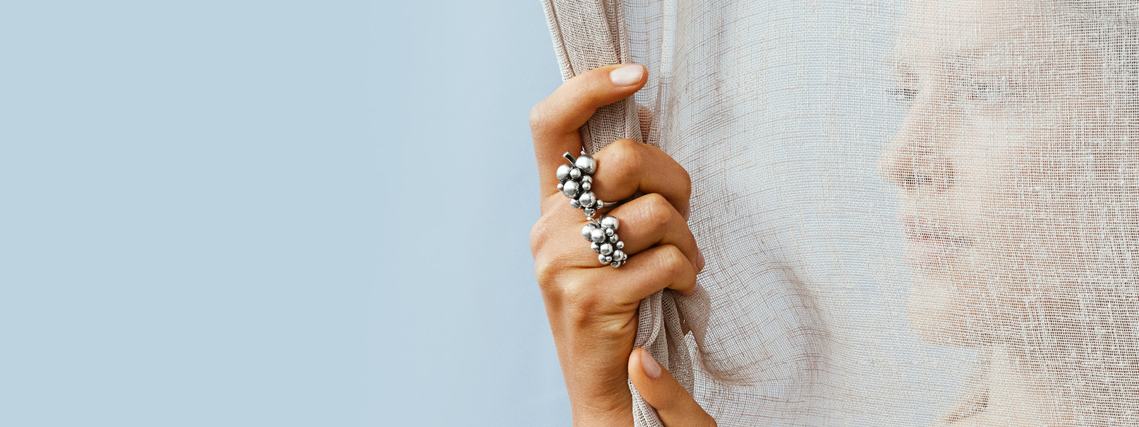Georg Jensen Moonlight Grapes Earrings Rings Necklaces 67.georg jensen motivational ad you can never be too much you. georg jensen moonlight grapes earrings