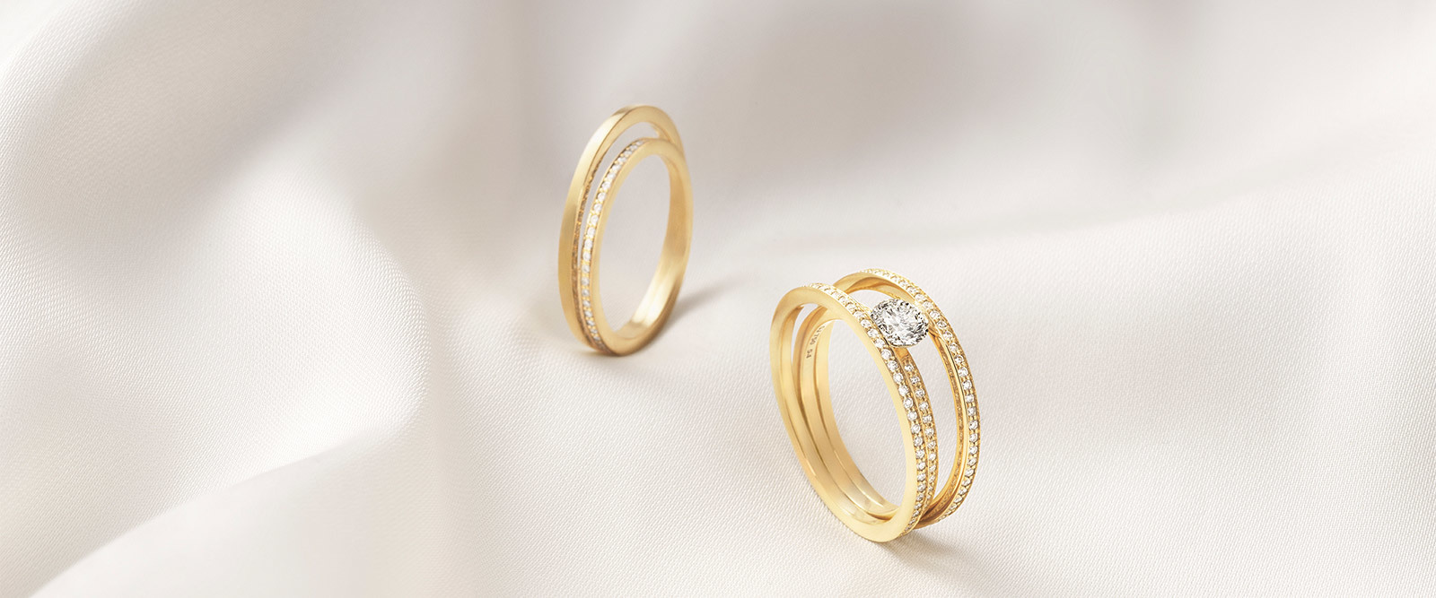 Gold and Silver Diamond Rings for Women | Georg Jensen