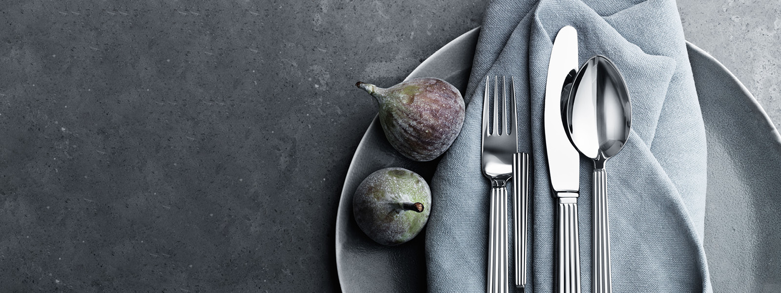 Bernadotte cutlery from Georg Jensen in mirror polished stainless steel