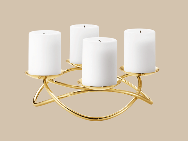 Maria Berntsen Advent Wreath Candle Holders Georg Jensen