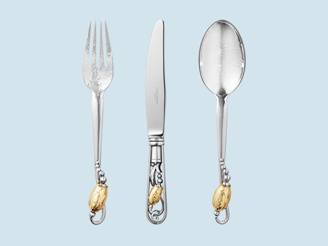 silver tableware