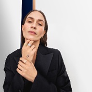 18 kt. yellow gold, sterling silver and diamonds ring combinations from the Fusion collectin inspired by Nina Koppel