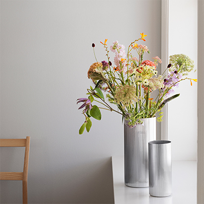 Georg Jensen Bernadotte collection design vase silver home decor