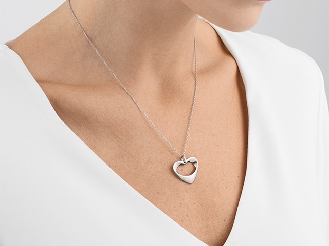 Georg Jensen Sterling Silver pendant from the Hearts collection