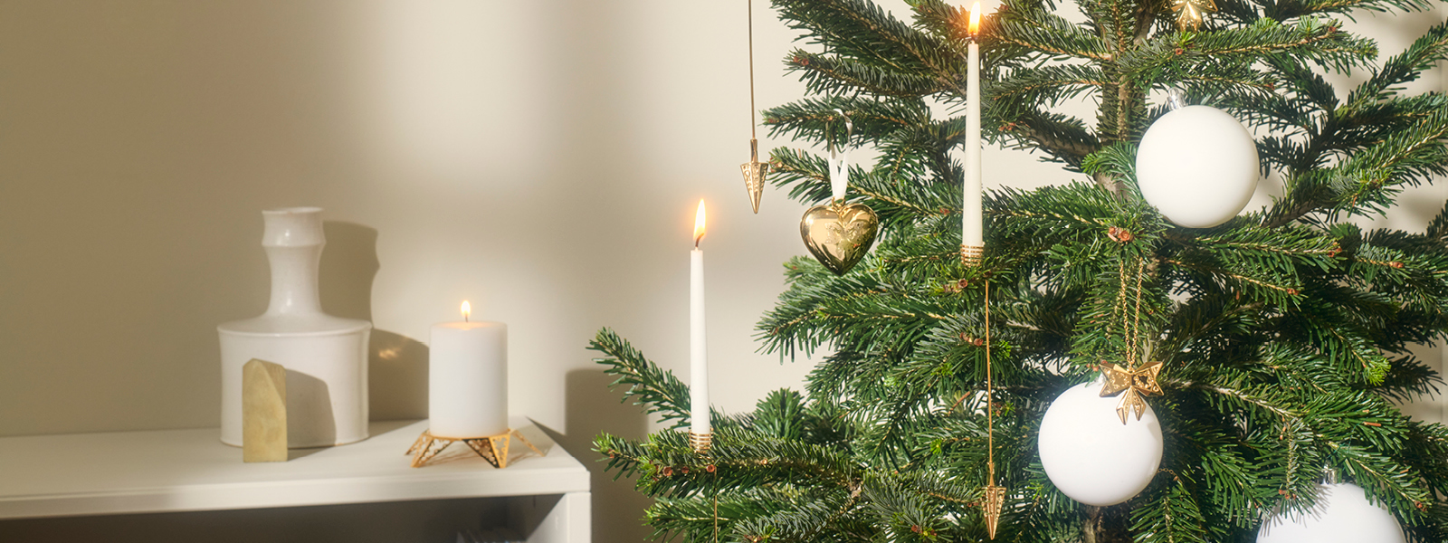 Christmas Mobile, Lace Angel in 18kt. gold plated brass from the 2022 Christmas Collectibles designed by Sanne Lund Traberg