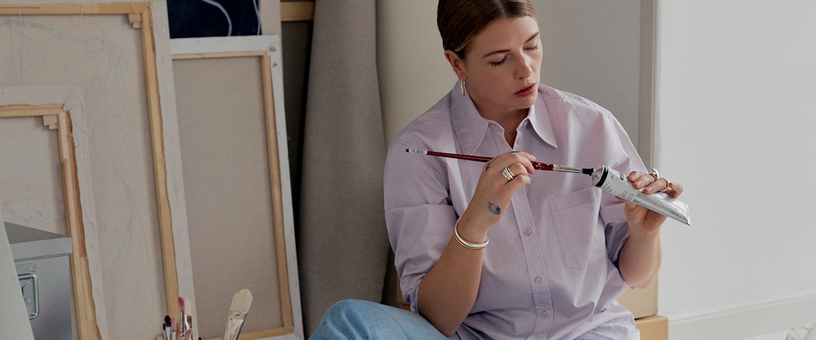 Christiane Spangsberg for Art of Style campaign by Georg Jensen 2022