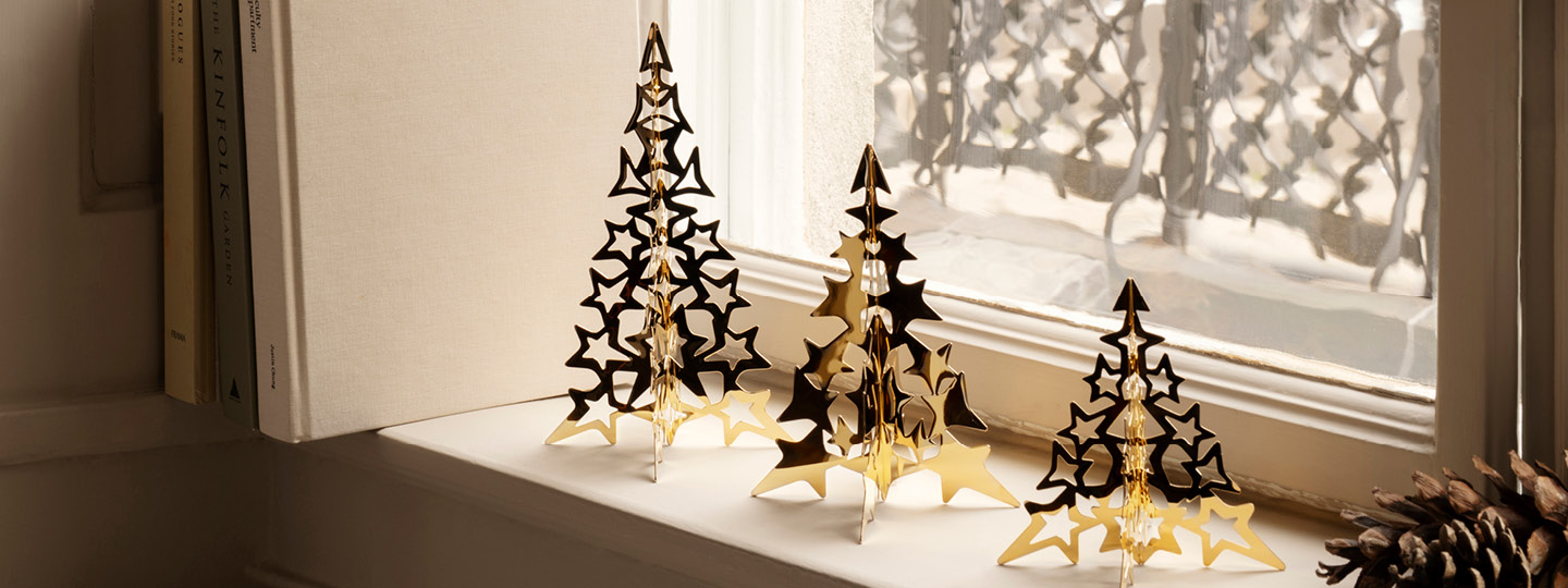 18 kt. gold christmas collectibles designed by Georg Jensen