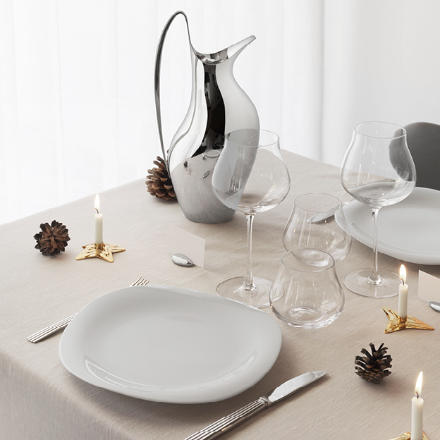 Christmas tableware and setting inspiration from Georg Jensen