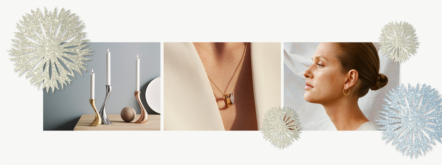 Home decor and Jewellery designs from Georg Jensen as Christmas gift inspiration for women