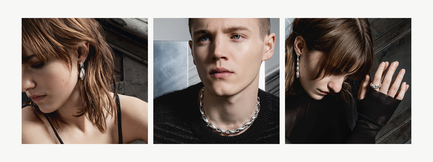 Discover the Reflect jewellery collection in sterling silver from Georg Jensen