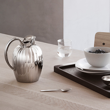 Bernadotte termojug and tableware designed by Georg Jensen as Christmas gift inspiration for women